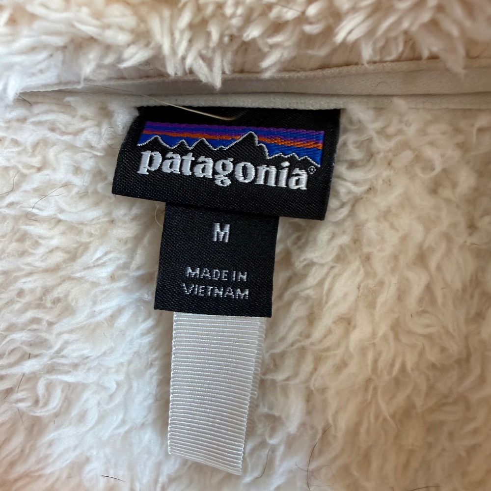 Patagonia Los Gatos Fleece Pullover Womens Medium Outdoor Cozy Fuzzy 1/4 Zip - Picture 5 of 7